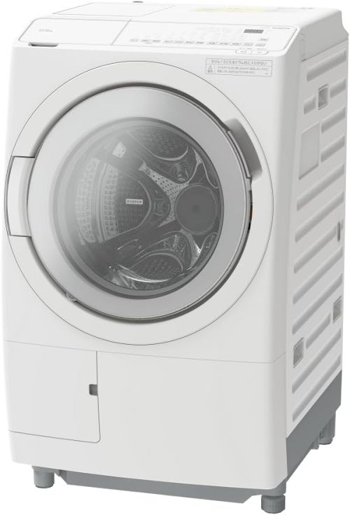 日立(HITACHI) ドラム式洗濯乾燥機 幅60cm 洗濯12kg 乾燥6kg 左開き BD-SV120JL W