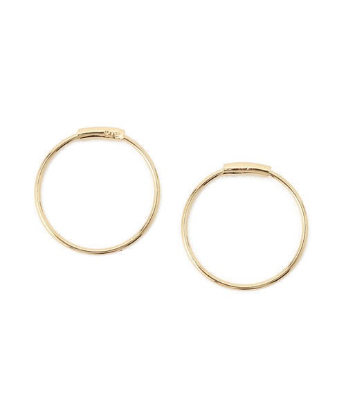 レイビームス(Ray Beams) K18 フープピアス 10mm