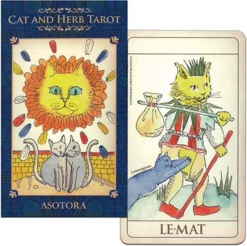 あそびトランプ堂 キャット アンド ハーブ タロット T9652
