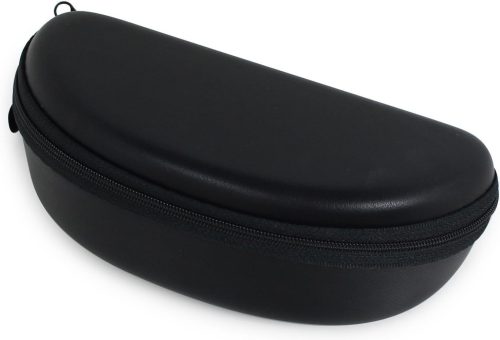 テーシーケース(Tccase) サングラスケース 黒 ハード ファスナー式