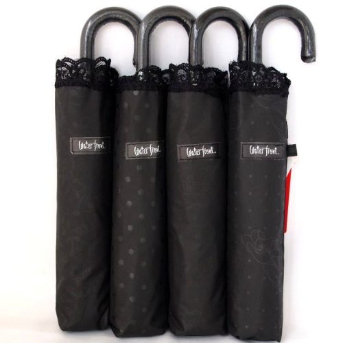 ウォーターフロント(Waterfront) エンボス柄裏シルバー三つ折