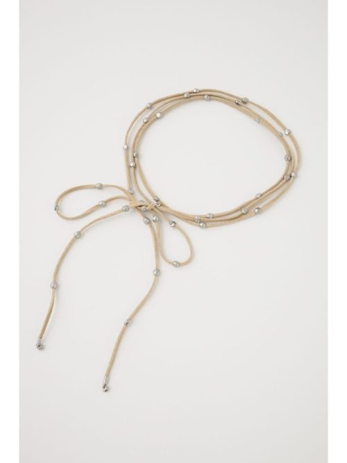 マウジー(MOUSSY) BEADED F SUEDE チョーカー