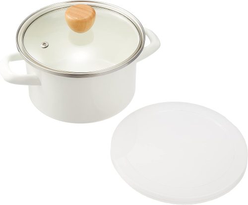 パール金属(PEARL METAL) ホーロー 両手鍋 15cm HB-1367