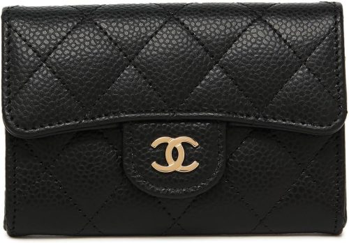 シャネル(CHANEL) カードケース マトラッセ ゴールド