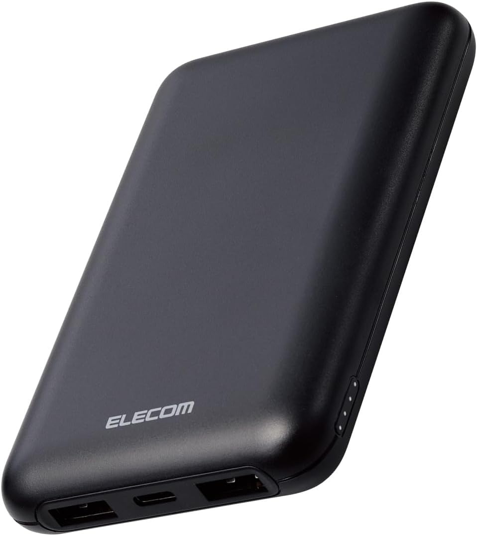 エレコム(ELECOM) 薄型コンパクトモバイルバッテリー EC-C11BK