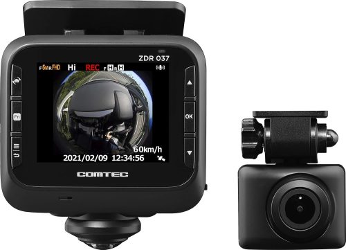 コムテック(COMTEC) 360°カメラ+リヤカメラ 全方位ドライブレコーダー ZDR037
