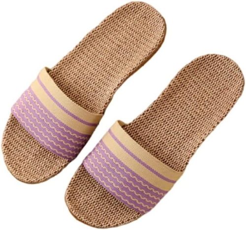 Confis 麻素材 スリッパ