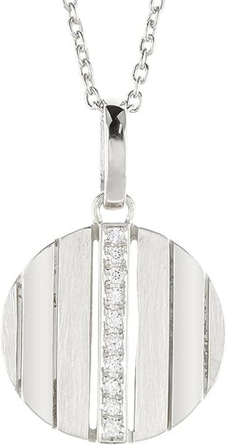 ジュエリー工房アトラス サークル ダイヤ pt900 ストライプ コイン型