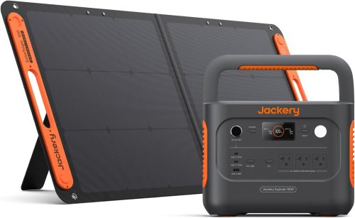 ジャクリ(Jackery) Solar Generator 1000 New 1070Wh ポータブル電源 100Wソーラーパネル1枚 2点セット