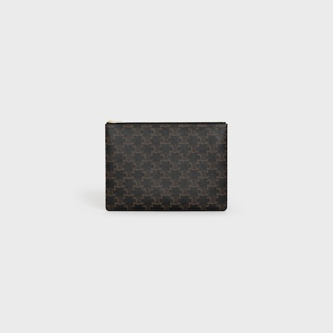 セリーヌ(CELINE) トリオンフ コーティングキャンバス クラッチバッグ