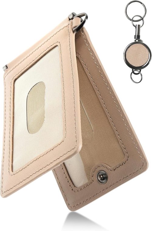 ムラ(MURA) サフィアーノレザー 薄型 伸縮リール付 バタフライ式IDカードケース