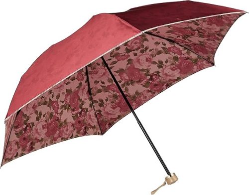 ミラショーン(mila schon) 花柄 折りたたみ傘 レディース
