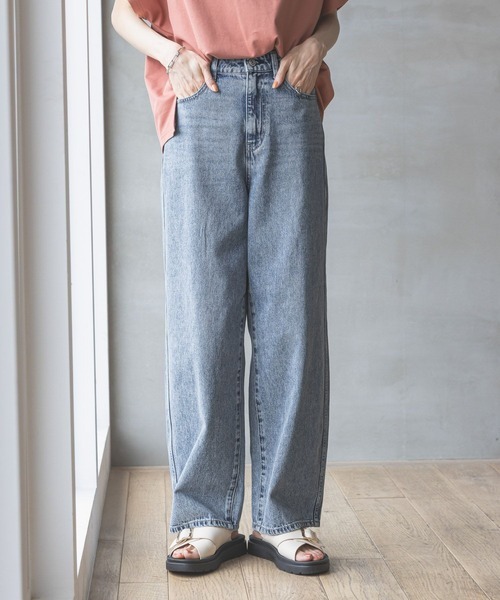 グローバルワーク(GLOBAL WORK) GOODデニムバギーパンツ