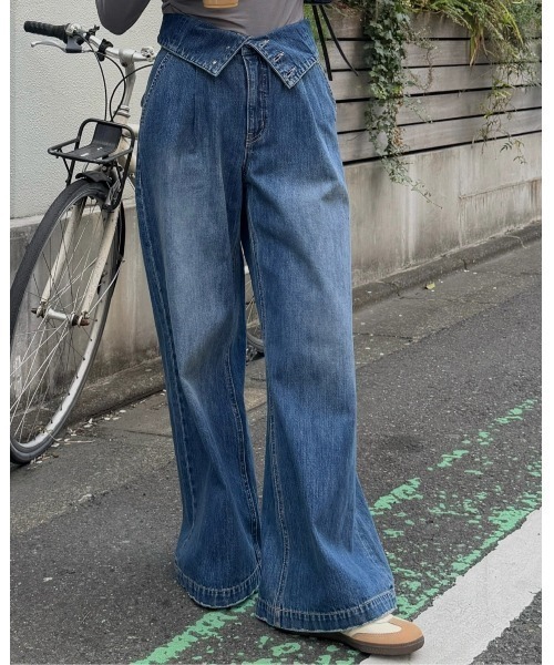 マウジー(MOUSSY) CORSET DESIGN バギーデニム