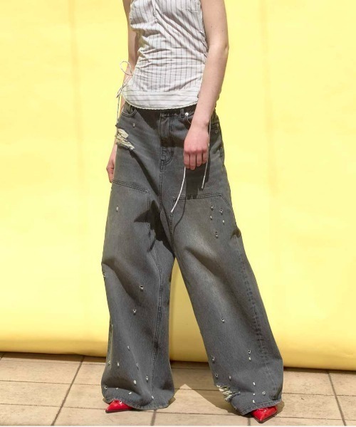 メゾンスペシャル(MAISON SPECIAL) Baggy Denim Pants