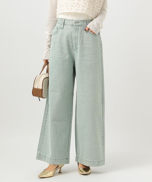 ベイフロー(BAYFLOW) カラーバギーデニム