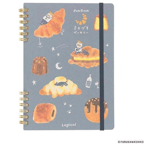 ナカバヤシ(Nakabayashi) スイング・ロジカルWリングノート 古川紙工 焼きたてパンタウン B6 NW-B609-4