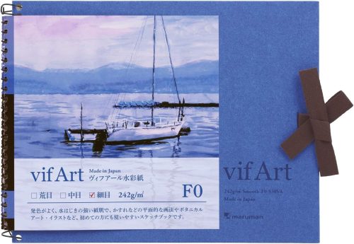 マルマン ヴィフアール水彩紙スケッチブック 細目 F0 S30VA
