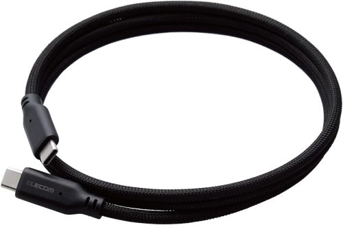 エレコム(ELECOM) まとまるマグネットケーブル USB Type-C - USB Type-C/100W対応 MPA-CC5PMG10BK