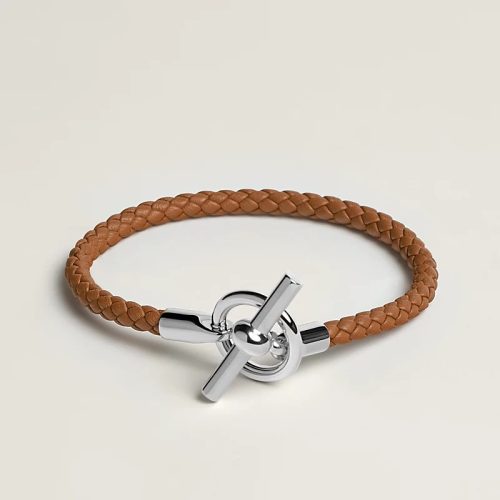 エルメス(HERMES) レザーブレスレット グレナンH