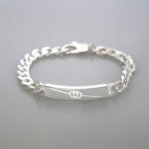 グッチ(GUCCI) ダイアゴナル インターロッキングG ブレスレット