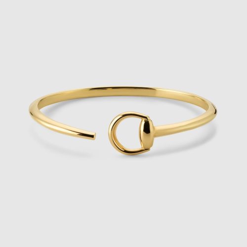 グッチ(GUCCI) ホースビット 18K カフブレスレット