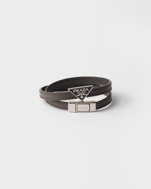 プラダ(PRADA) サフィアーノレザー ブレスレット