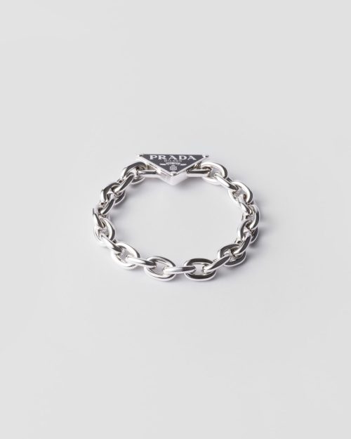 プラダ(PRADA) シルバー チェーンブレスレット