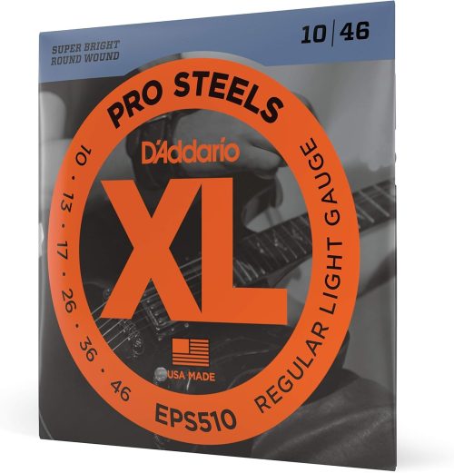 ダダリオ(D'Addario) XL ProSteels レギュラーライトエレキギター弦 EPS510
