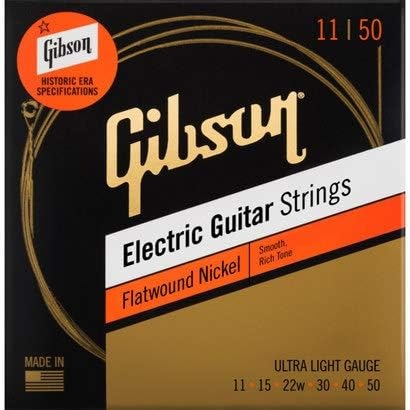 ギブソン(Gibson) Flatwound Electric Guitar Strings SEG-FW11