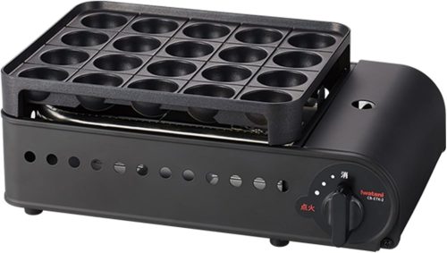 イワタニ(Iwatani) カセットガスたこ焼器 炎たこ2 マットブラック CB-ETK-2