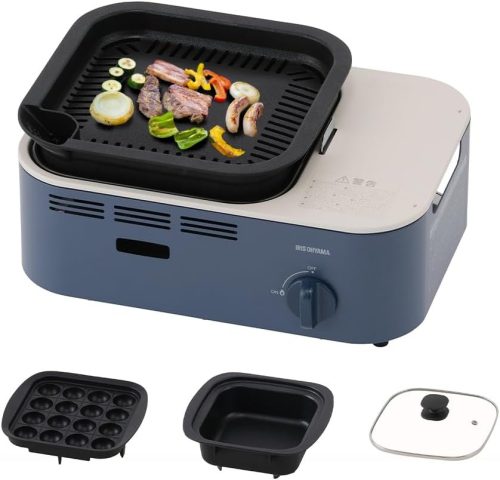 アイリスオーヤマ(IRIS OHYAMA) 減煙焼肉マルチカセットコンロ アッシ 105873