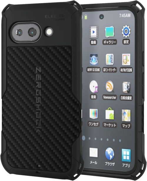 エレコム(ELECOM) Google Pixel 9a ZEROSHOCK ケース PM-P251ZERO