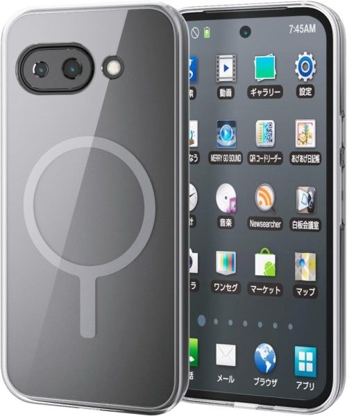 エレコム(ELECOM) Google Pixel 9a ハイブリッドケース MAGKEEP PM-P251MAG02GY
