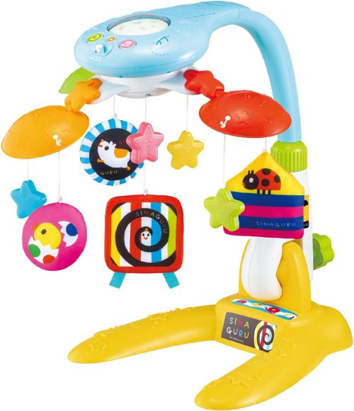 ジョイパレット(JoyPalette) 泣きやむ!笑う!ねんねも しましまぐるぐる4wayプロジェクター&メリー