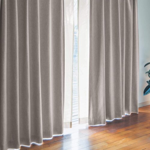 ベルメゾン(Belle Maison) 綿混遮光・遮熱・形状記憶カーテン