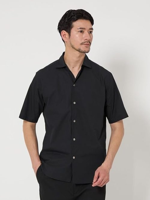 ビューティアンドユース ユナイテッドアローズ(BEAUTY&YOUTH UNITED ARROWS) コットン ワイドカラー スキッパーシャツ