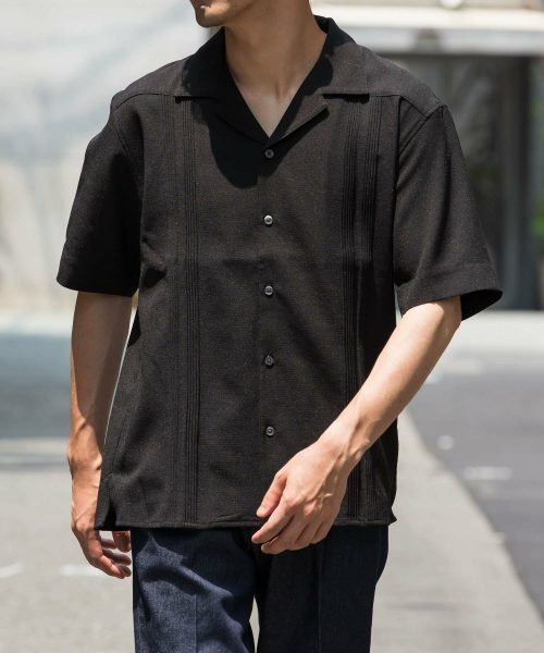 アーバンリサーチロッソメン(URBAN RESEARCH ROSSO MEN) ウォッシャブルドライタッチ半袖シャツ