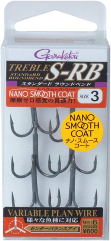 がまかつ(Gamakatsu) トレブル S-RB ナノスムースコート