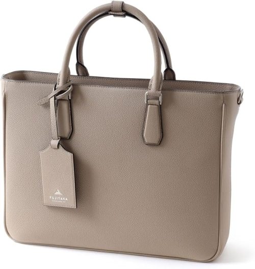 フジタカ(FUZITAKA) トーノ レザーブリーフバッグ A4 TAUPE