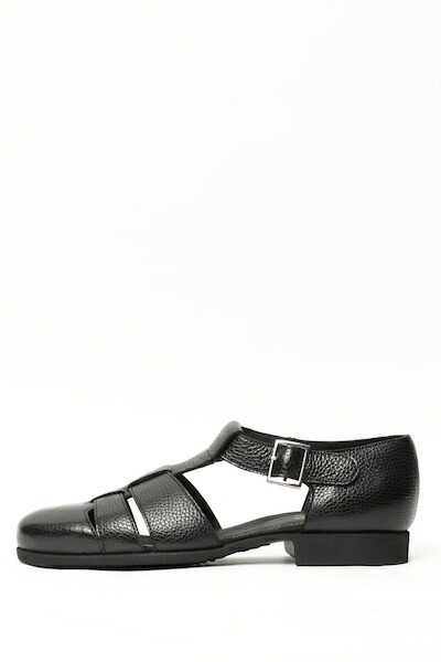 フェランテ(Ferrante) シュリンクレザー グルカサンダル