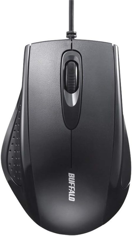 バッファロー(BUFFALO) 有線マウス ブラック BSMRU050