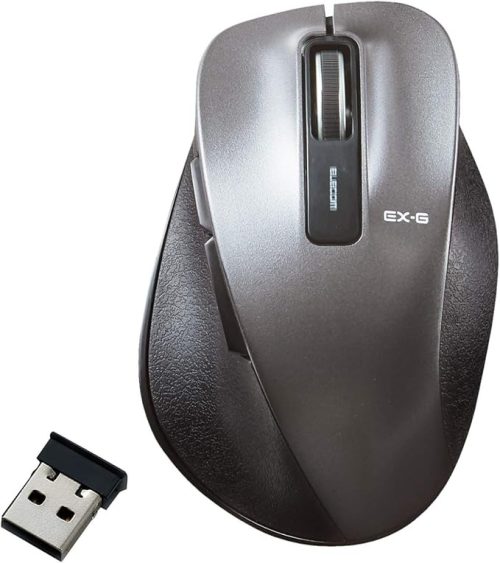 エレコム(ELECOM) EX-G ワイヤレスBlueLEDマウス Mサイズ M-XGM10DB