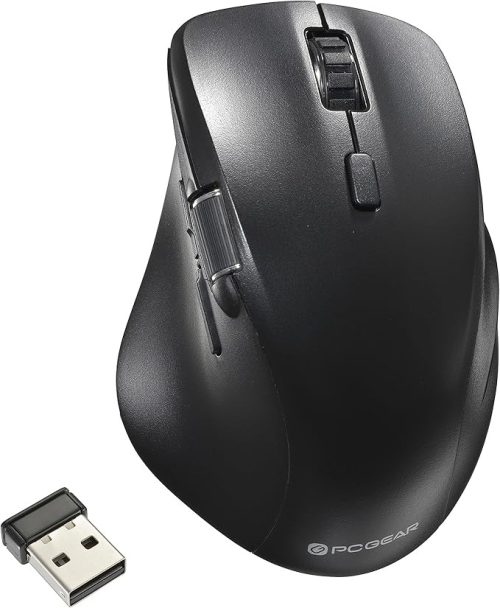 オーム電機(OHM) PCGEAR 静音ワイヤレスマウス Mサイズ PC-SMBWM10