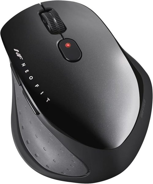 バッファロー(BUFFALO) Bluetooth 5.0 5ボタン 静音 Blue LED マウス BSMBB545