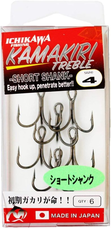 イチカワフィッシング(ICHIKAWA FISHING) カマキリ トレブル ショートシャンク