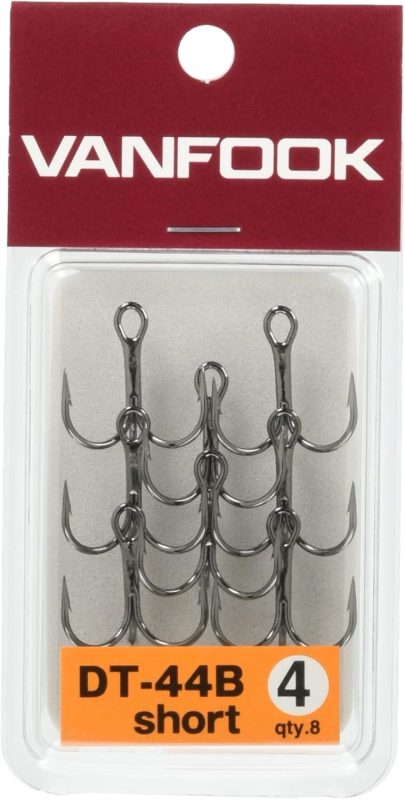 ヴァンフック(VANFOOK) トレブルフック ショートシャンク ミディアム DT-44B Short