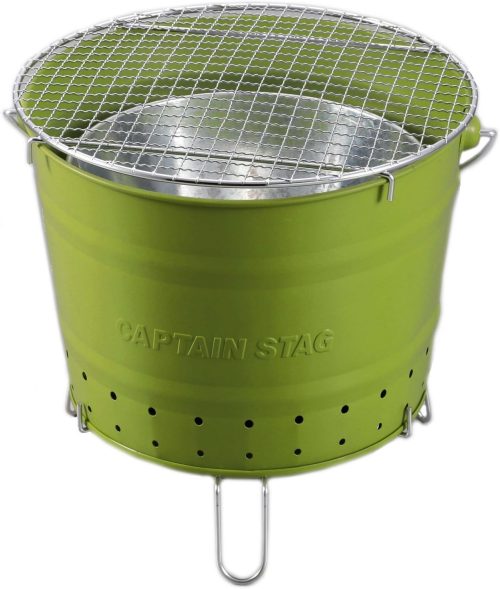 キャプテンスタッグ(CAPTAIN STAG) バケットグリル グリーン UG-23