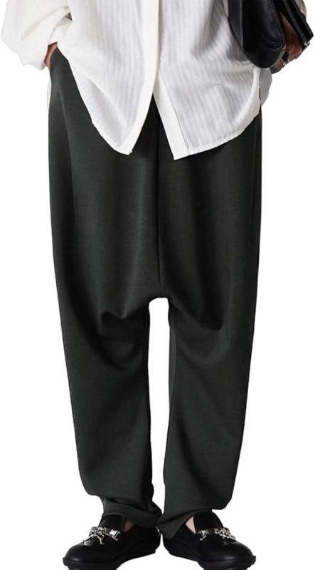 アンティカ(antiqua) ポンチ生地サルエルパンツ