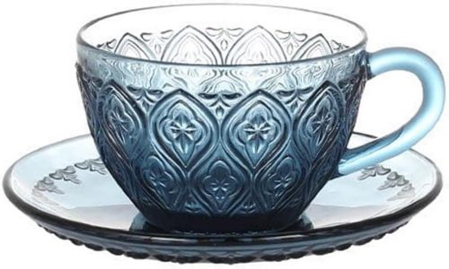 ダルトン(DULTON) ガラス カップ & ソーサー フィオーレ A615-818CL